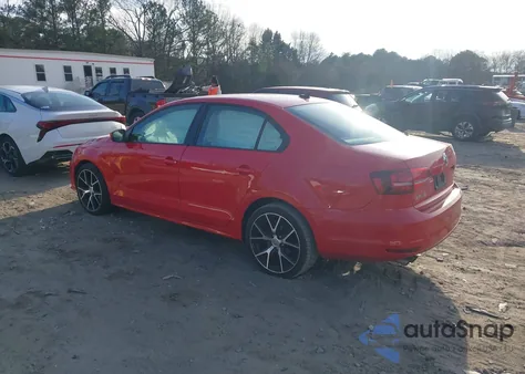 2015 Volkswagen Jetta 1.8T Se z USA, uszkodzony, nr VIN 3VWD17AJ9FM233389